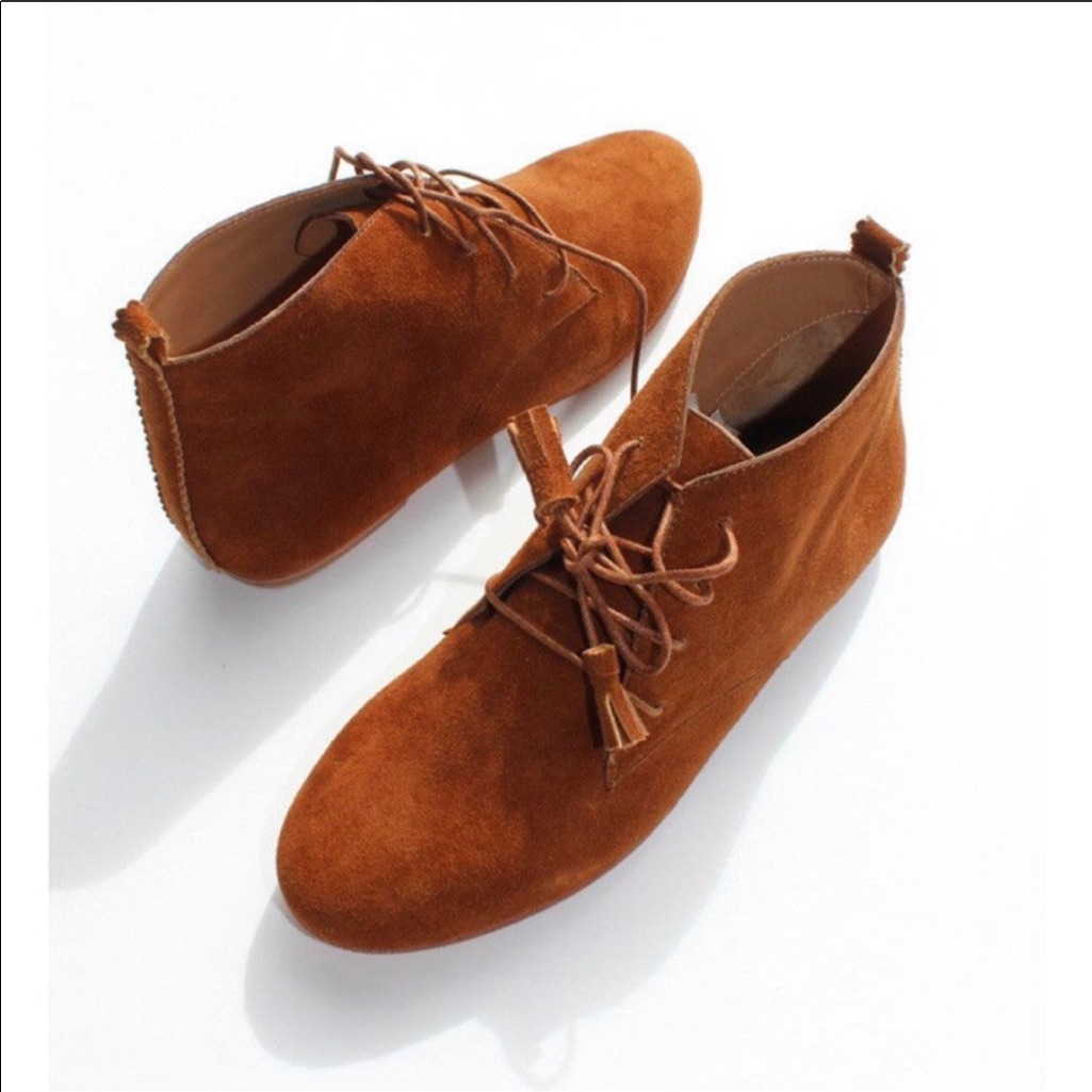Ulla Johnson Adelaide Suede Booties Boots Size 38